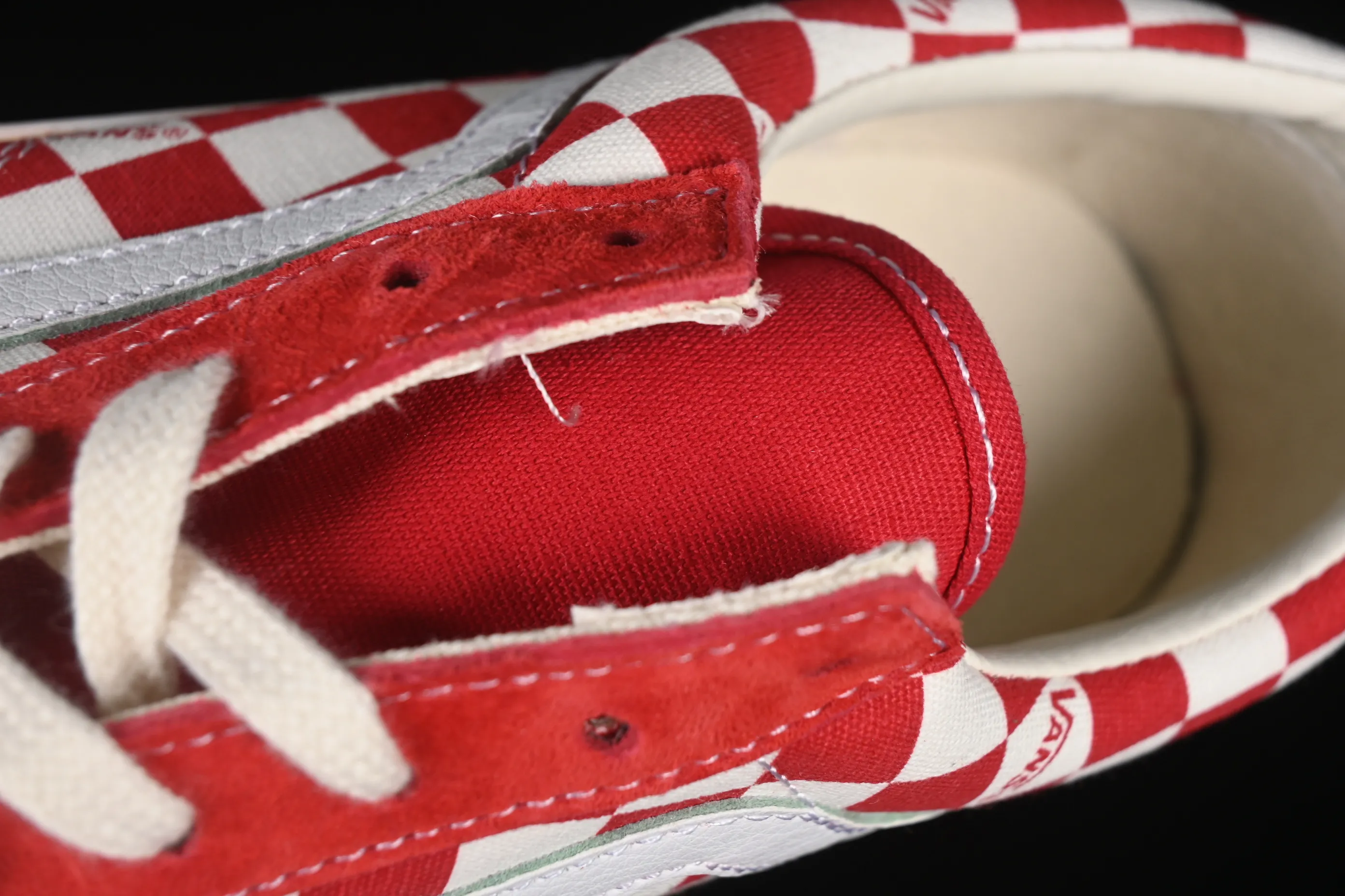 All categories Vans Vans series Vans Low Vans low top Vans Old Skool 36 LX-BMX official new style white and red checkerboard casual canvas shoes VN000D57ERM